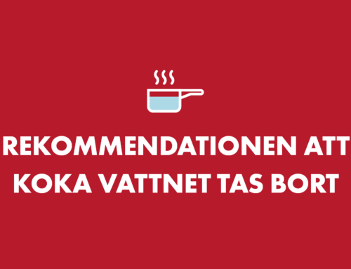 Uppdatering av kokningsrekommendation 10 september