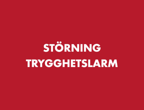 Uppdatering: Driftstörning trygghetslarm fredag 10 januari 2025 18:37