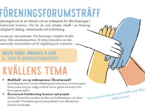 Föreningsforumsträff 8 juni