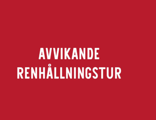 Information om placering av soptunnor l&auml;ngs v&auml;g 99