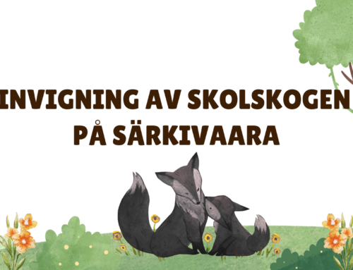 Invigning av skolskogen på Särkivaara