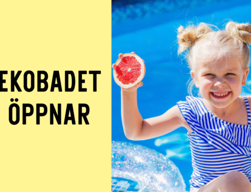 Ekobadet öppnar!