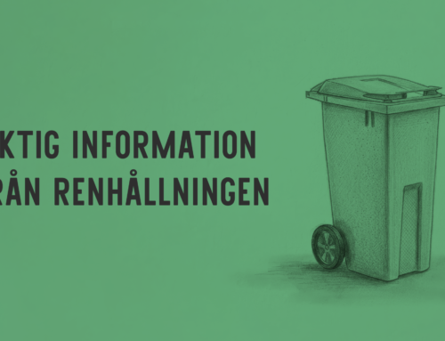 Viktig information från Renhållningen