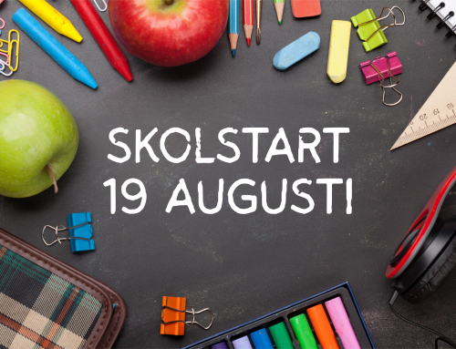 Skolstart 19 augusti