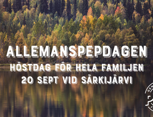 Välkommen till Allemanspepdagen 20 sept